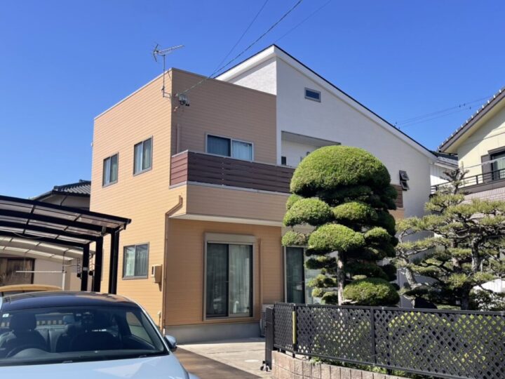 施工前のカラーで綺麗に復元！もともと明るい色味ですがさらにパッと明るくなりましたね✨　｜愛知県安城市　I様邸｜愛知県安城市、西尾市の塗り替え屋本舗　1100