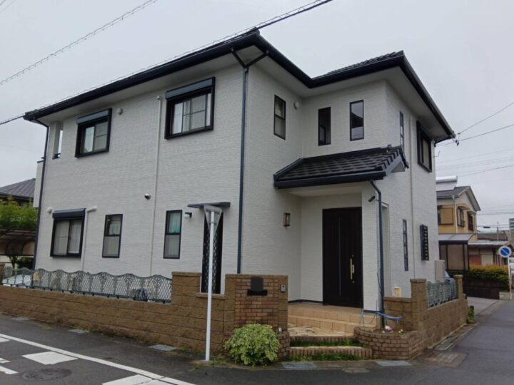 ベージュからホワイトにイメチェン✨ 無機塗料で長持ち&汚れも付きにくいので安心です! |愛知県安城市 K様邸|愛知県安城市、西尾市の塗り替え屋本舗 1106