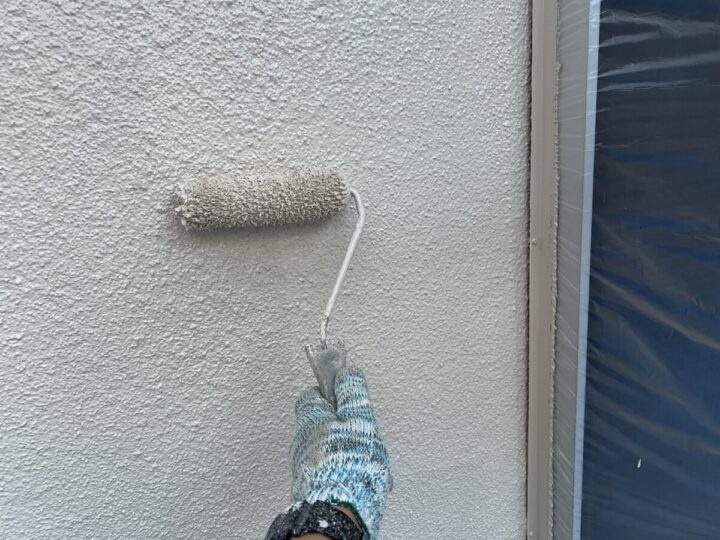 外壁塗装の上塗り