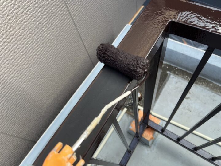 ベランダ手摺り③