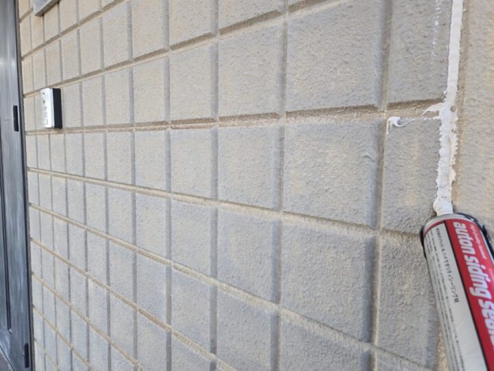 シーリング改修打ち増し作業②