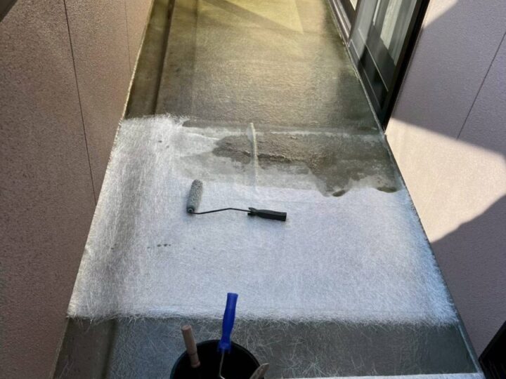 ベランダ防水工事①