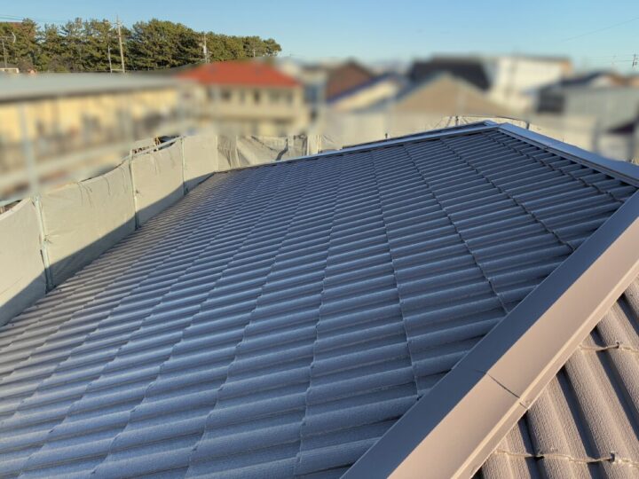 屋根塗装完成②✨