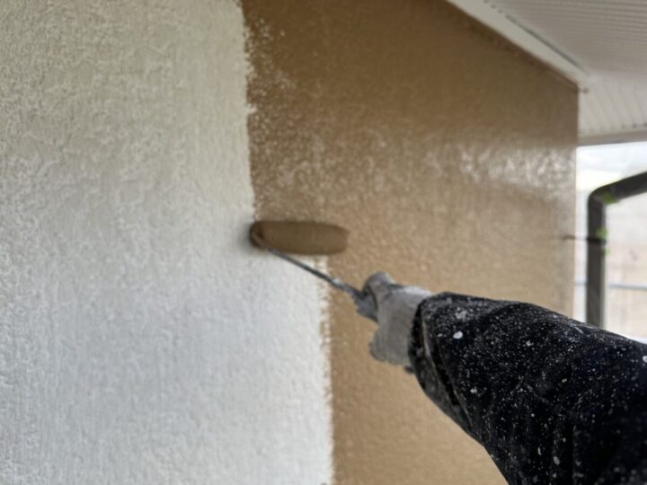 外壁中塗り