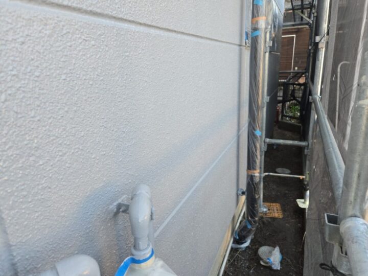 外壁上塗り①