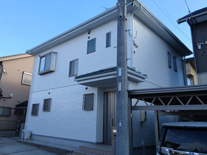 シンプルだけど気品のあるワントーンへ✨　｜愛知県安城市　N様邸｜愛知県安城市、西尾市の塗り替え屋本舗　1163