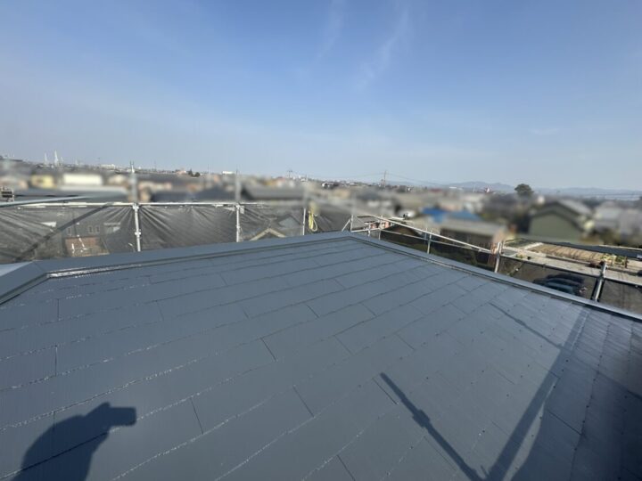 屋根塗装完成✨