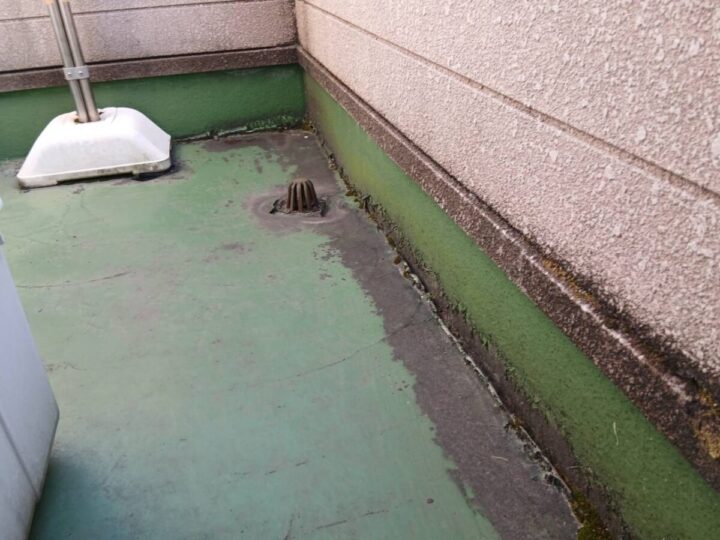 ベランダ防水施工前