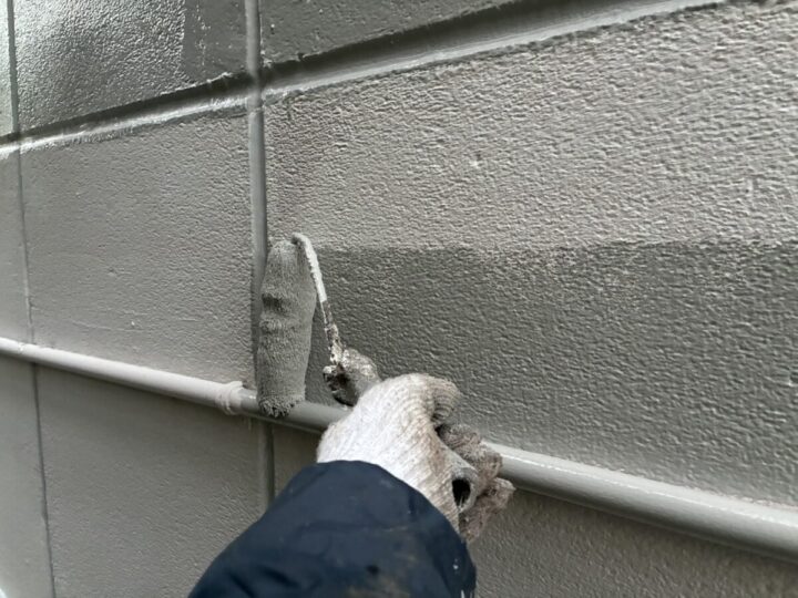 外壁中塗り(ALC)