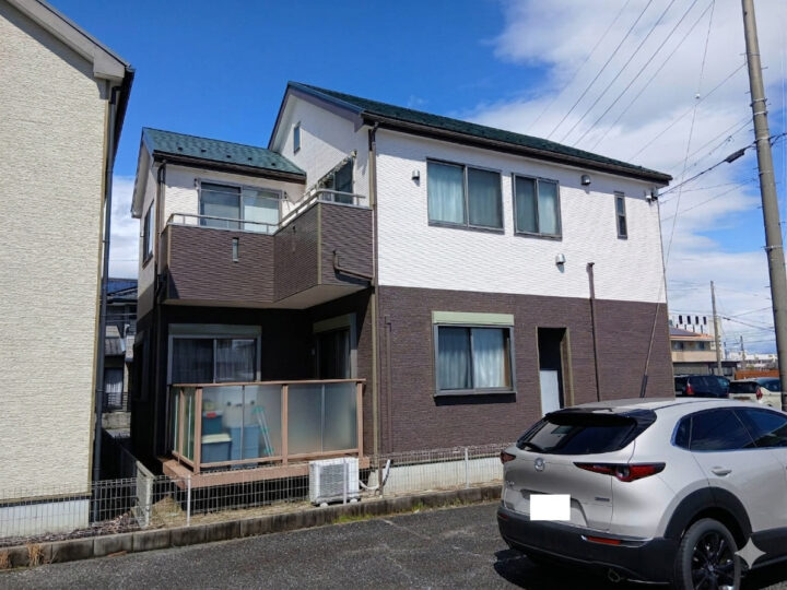 コントラストが映える、ツートンのスタイリッシュな家✨　｜愛知県安城市　M様邸｜愛知県安城市、西尾市の塗り替え屋本舗　1170