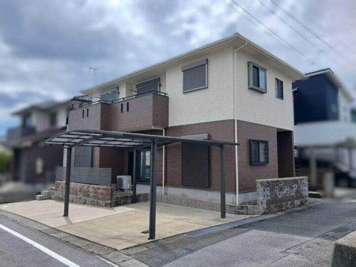 木目調サイディングを風合いに合わせた近似色で美観UP✨　｜愛知県知立市　Y様邸｜愛知県安城市、西尾市の塗り替え屋本舗　1179
