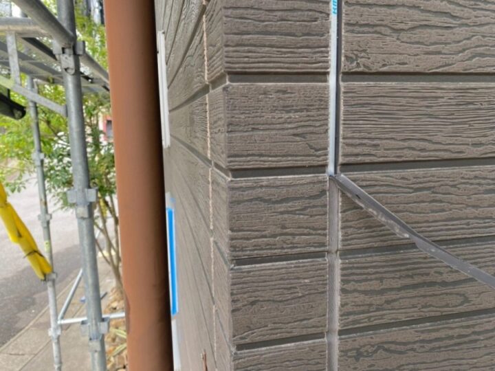 外壁目地シーリング打ち替え 作業①
