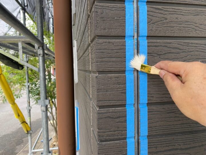 外壁目地シーリング打ち替え 作業②