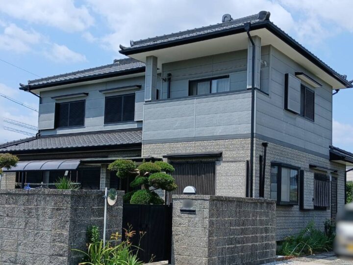 付帯部塗装と漆喰の部分メンテナンス✨　｜愛知県安城市　N様邸｜愛知県安城市、西尾市の塗り替え屋本舗　1204